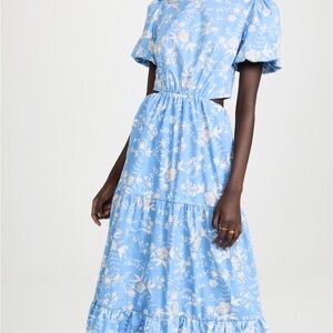 WAYF Plaza Cut Out Maxi Dress